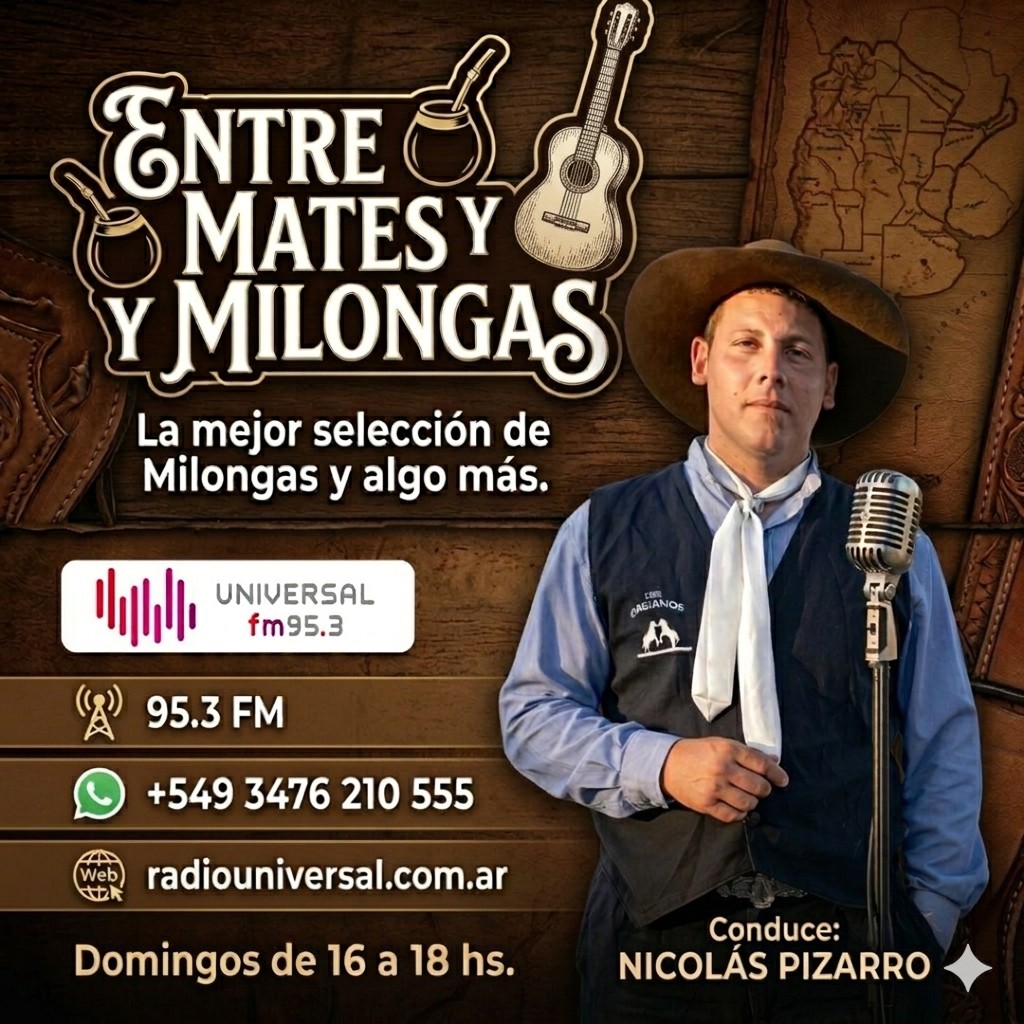 NICOLAS PIZARRO Entre Mates y  Milongas