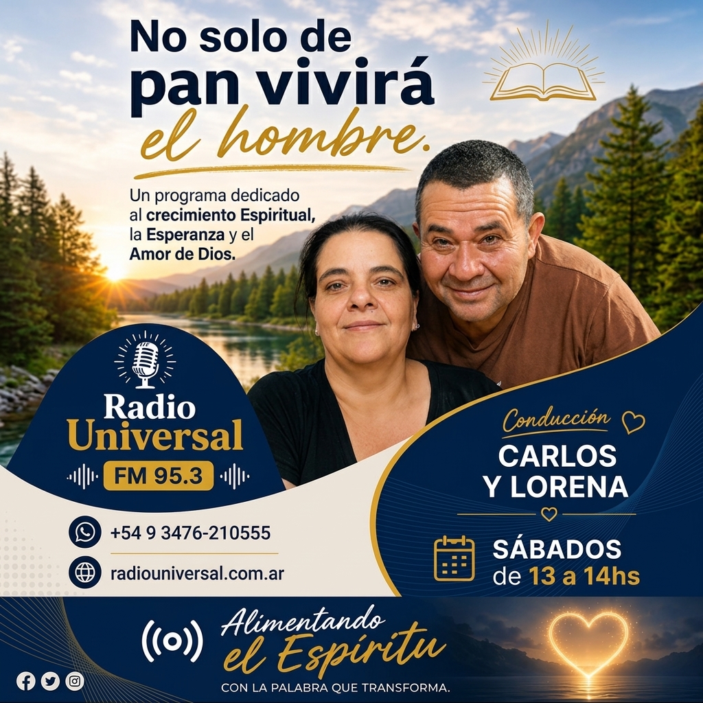 NO SOLO DE PAN Vivirá el Hombre