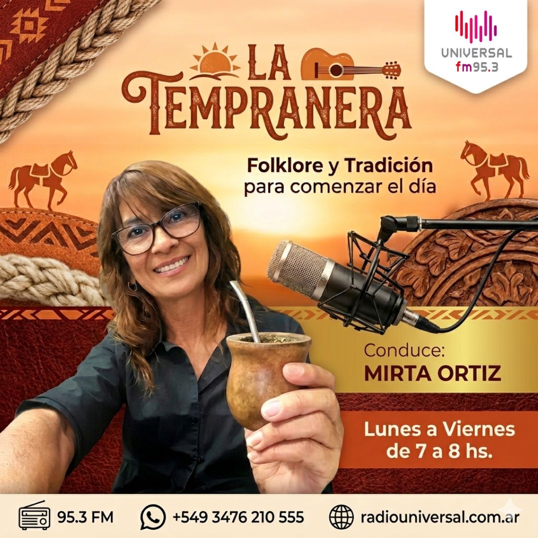 FLYER LA TEMPRANERA MIRTA ORTIZ