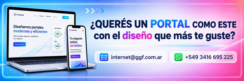 BANNER GGF INTERNET PORTALES WEB